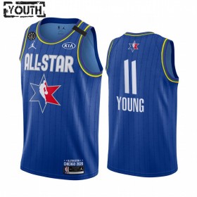 Atlanta Hawks Trae Young 11 2020 All-Star Jordan Brand Sininen Pelipaidat Swingman - Lasten